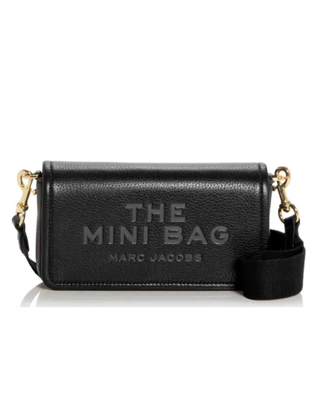 Marc Jacobs The Leather Mini Bag in Black Clutch